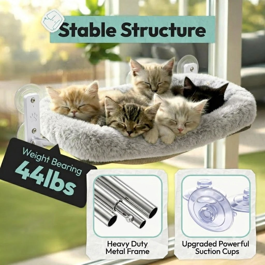 Cordless Cat Window Perch